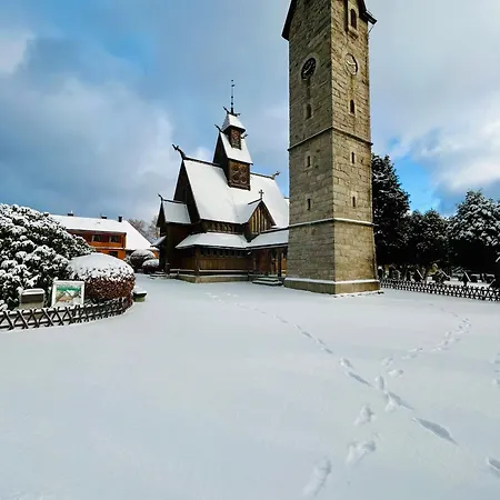 Weranda Sniezka Klimatyczne Mieszkanie Z Widokiem Na Sniezke 10 Minut Do Wyciagow I Swiatyni Wang, Parking W Cenie Appartamento Karpacz