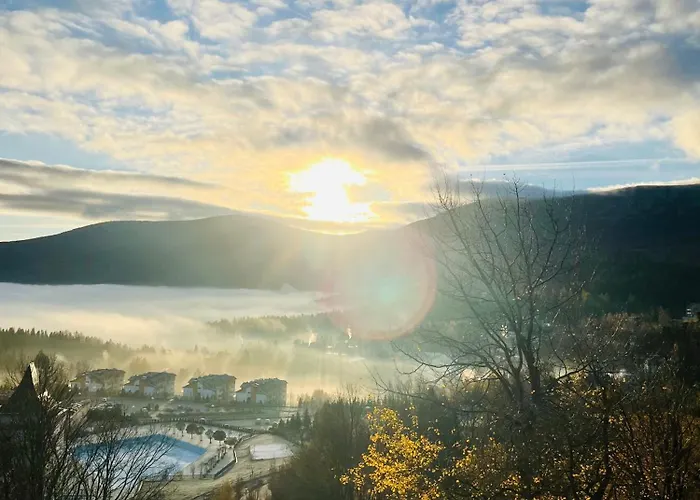 Weranda Sniezka Klimatyczne Mieszkanie Z Widokiem Na Sniezke 10 Minut Do Wyciagow I Swiatyni Wang, Parking W Cenie Appartement *