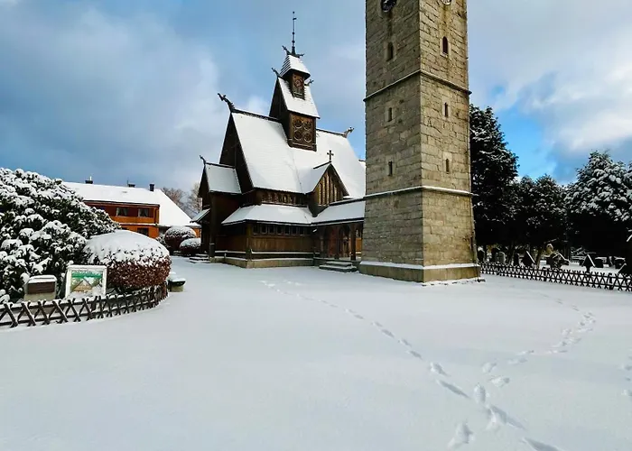 Weranda Sniezka Klimatyczne Mieszkanie Z Widokiem Na Sniezke 10 Minut Do Wyciagow I Swiatyni Wang, Parking W Cenie Apartment Karpacz