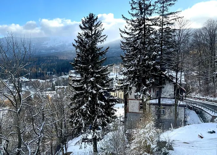 Weranda Sniezka Klimatyczne Mieszkanie Z Widokiem Na Sniezke 10 Minut Do Wyciagow I Swiatyni Wang, Parking W Cenie
